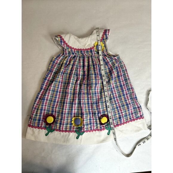 Vintage Good Lad 1990s Flower Dress Spring Summer Retro - Girls Size 4 - Picture 2 of 10